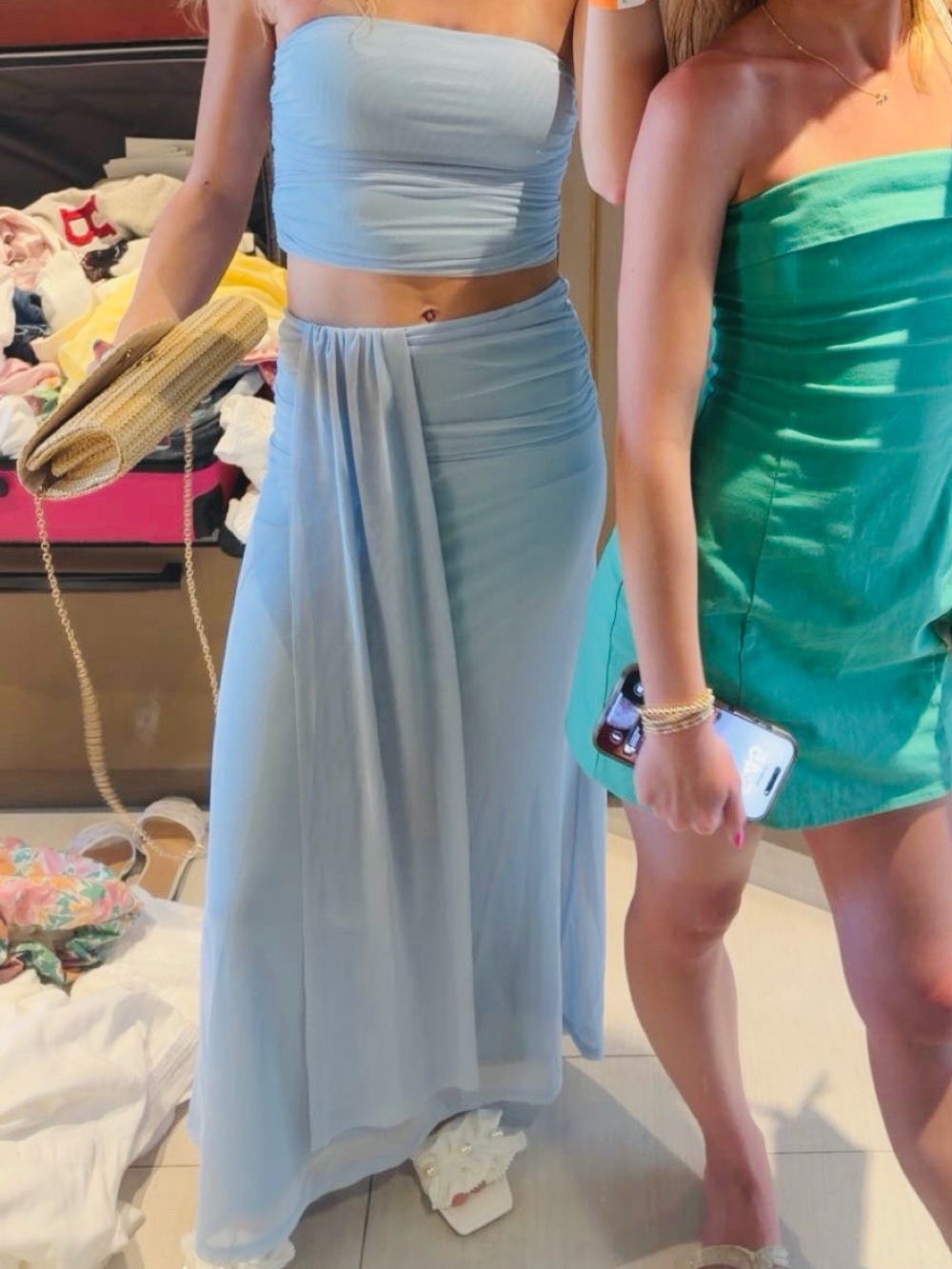 Light Blue Two-Piece Set